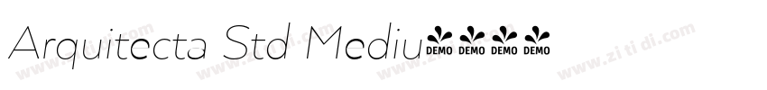 Arquitecta Std Mediu字体转换 Arquitecta Std Mediu字体转换